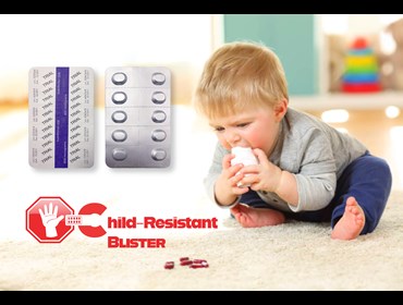 CHILD-RESISTANT BLISTER