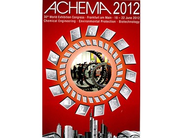 МЕЖДУНАРОДНАЯ ВЫСТАВКА ACHEMA 2012  - ФРАНКФУРТ, ГЕРМАНИЯ