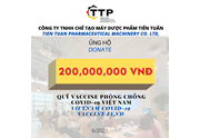 TIEN TUAN DONATES 200 MILLION DONG TO THE COVID-19 VACCINE FUND