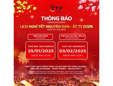 Lịch nghỉ Tết 2025
